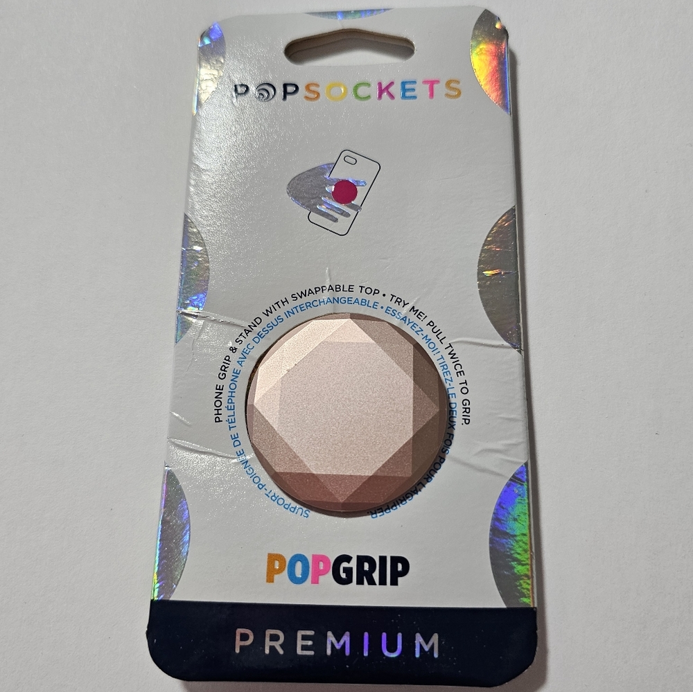 Popsocket - Aluminum Diamond Rose Gold (OPEN PACKAGE)